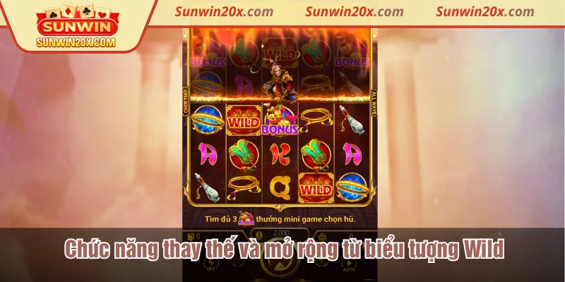 Chức năng thay thế và mở rộng từ biểu tượng Wild