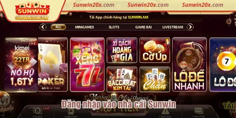 Đăng nhập vào nhà cái Sunwin