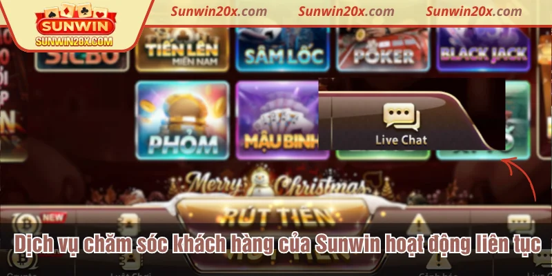 Dịch vụ chăm sóc khách hàng của Sunwin hoạt động liên tục