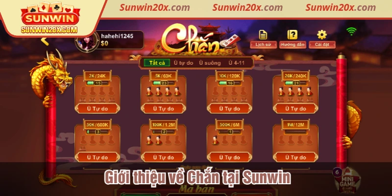 Giới thiệu về Chắn tại Sunwin