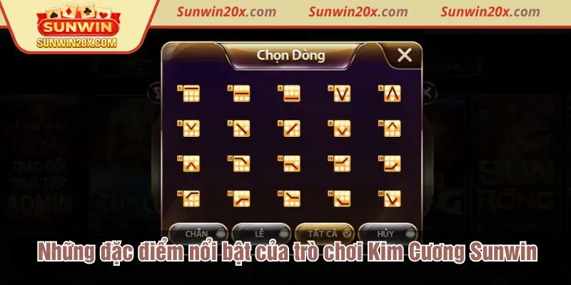 Những đặc điểm nổi bật của trò chơi Kim Cương