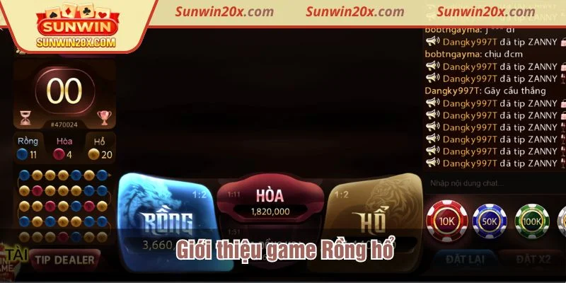 Rồng hổ là trò chơi so sánh điểm số đơn giản