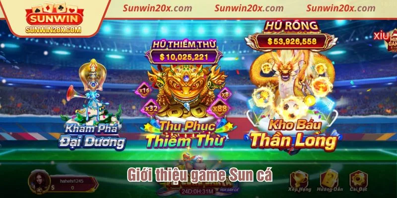 Tựa game Sun cá đưa người chơi vào thế giới thủy cung lộng lẫy