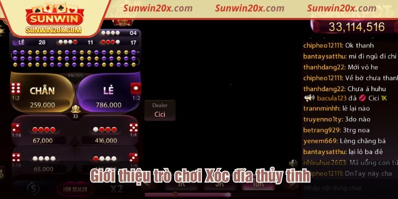 Xóc đĩa thủy tinh Sunwin là trò chơi dân gian hấp dẫn